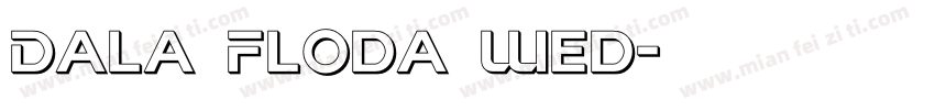 Dala Floda Wed字体转换